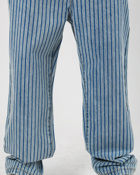 Pinstripe Jeans